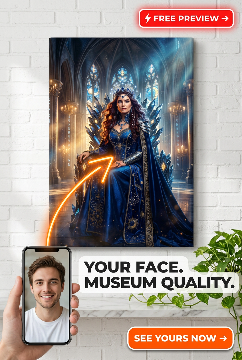 Portrait de Reine Fantastique : Chef-d'œuvre du Royaume de Radiance