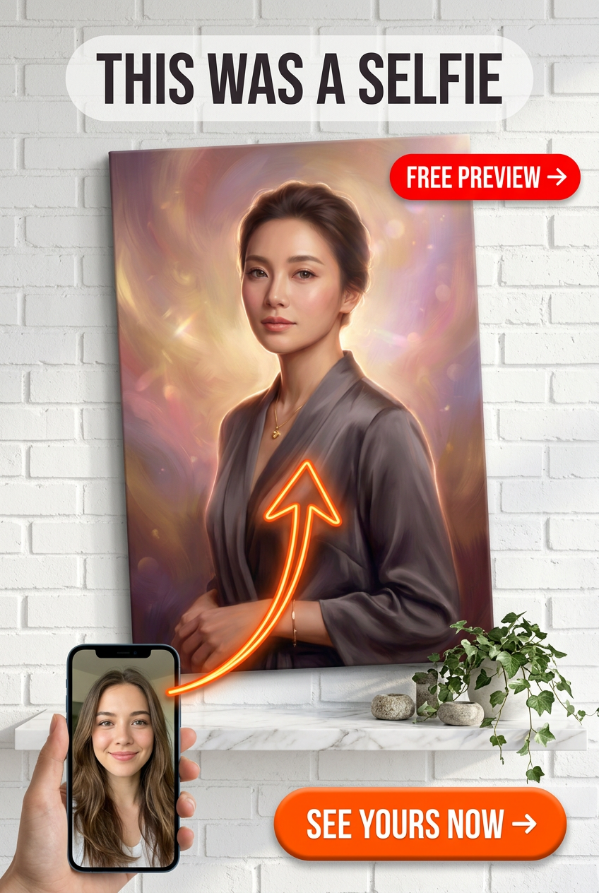 Custom Renaissance Woman Portrait — Serene Elegance from Photo
