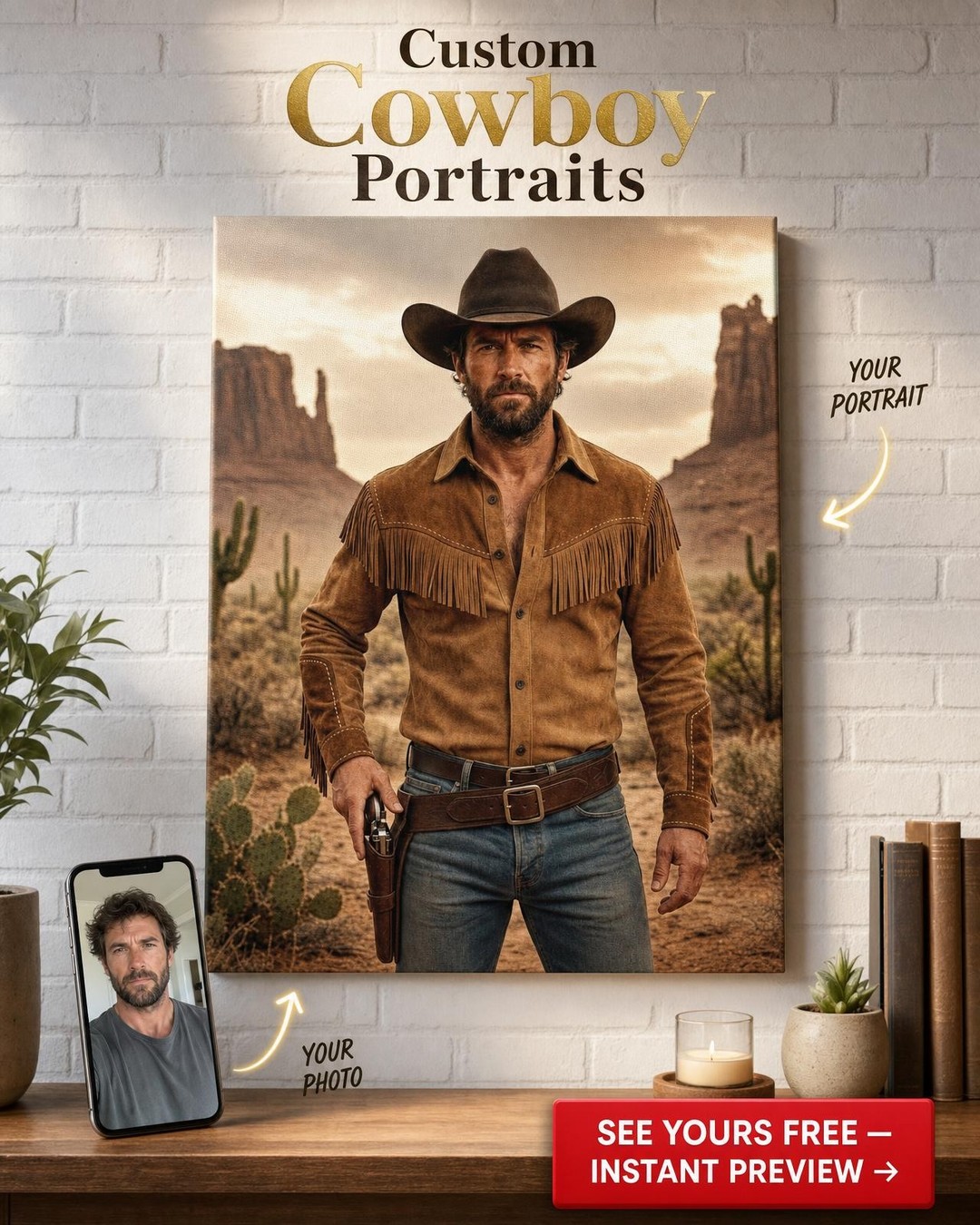 Epic Cowboy Portrait for the Bold