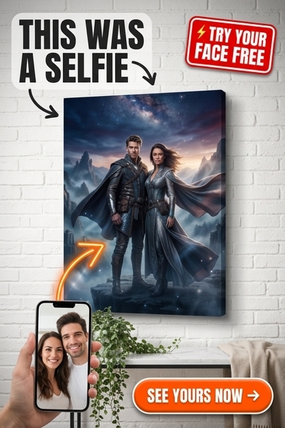 Retrato de Casal de Aventura Épica — Odisseia Eterna