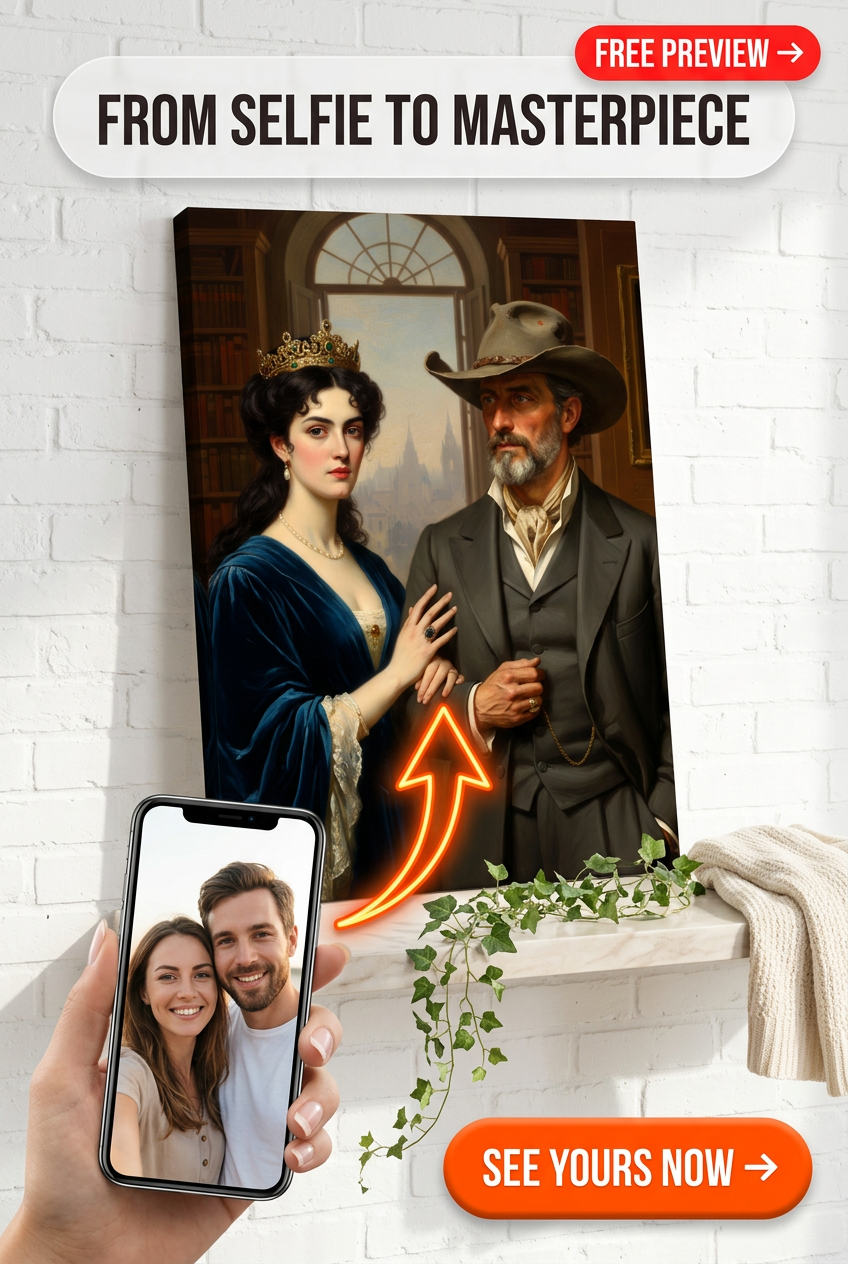 Navy Pier Reunion Couple Portrait — Canvas
