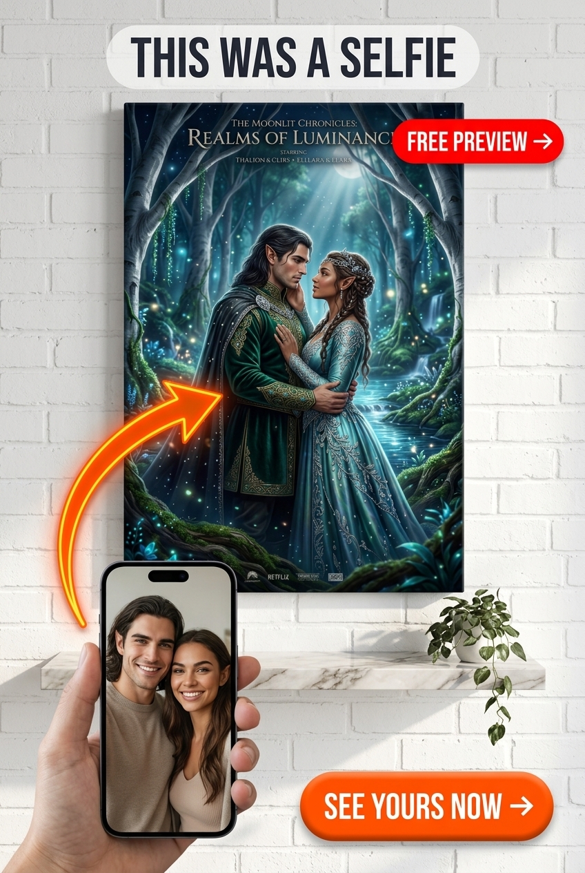 Retrato de Pareja Élfica Elíseo Etéreo