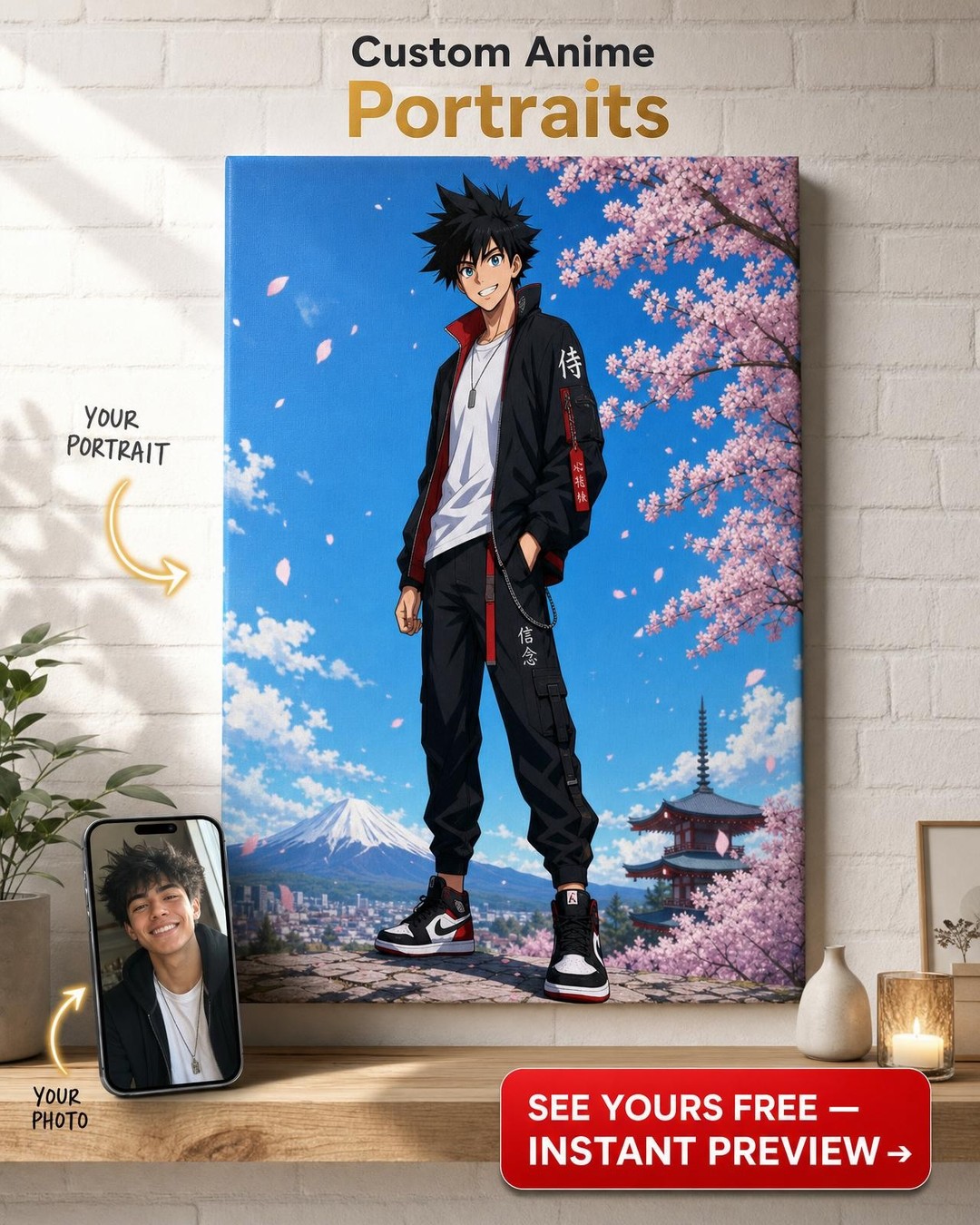 Vibrant Custom Anime Portraits – Standout Gift