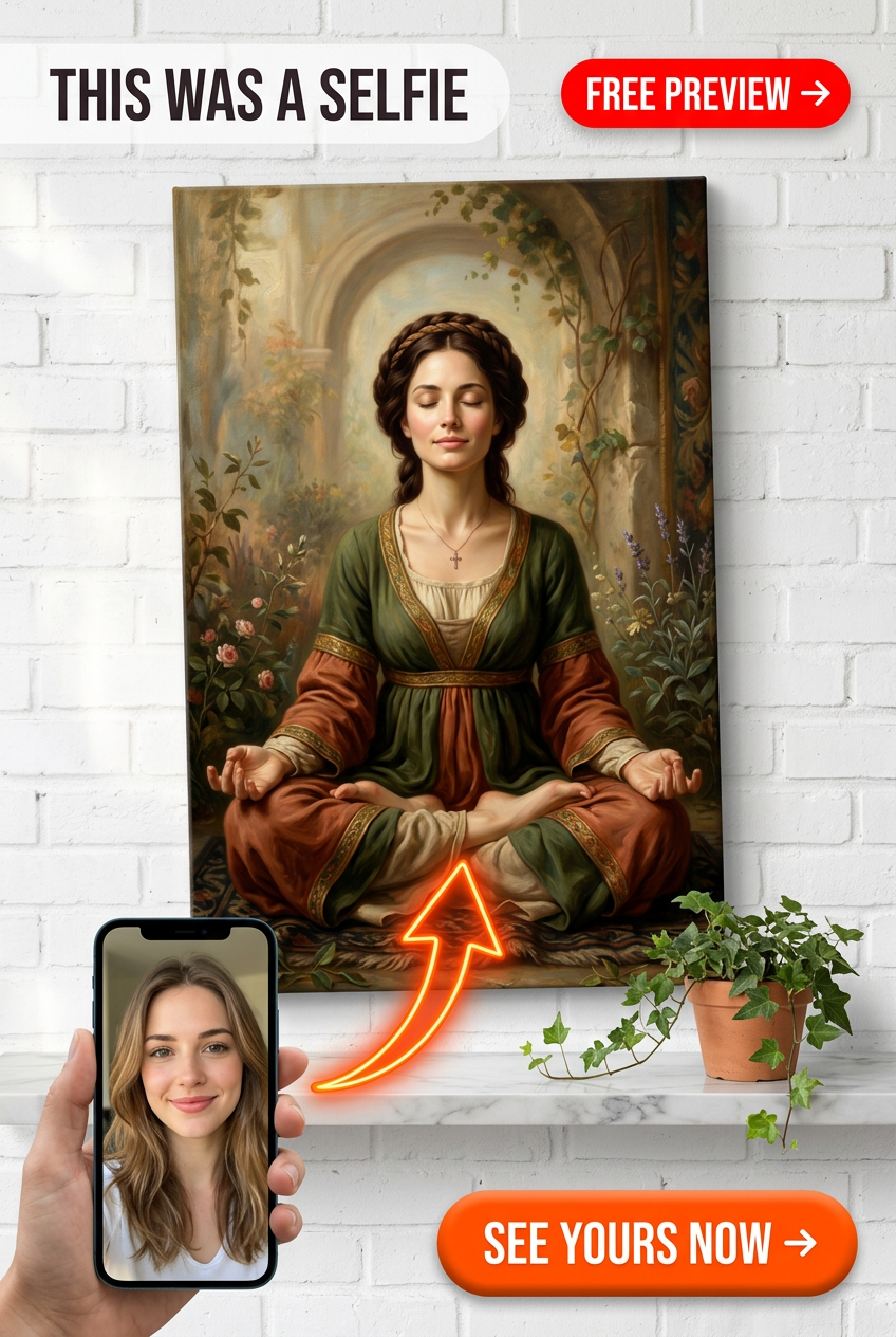 Spersonalizowany Portret Mistrza Jogi Serenity