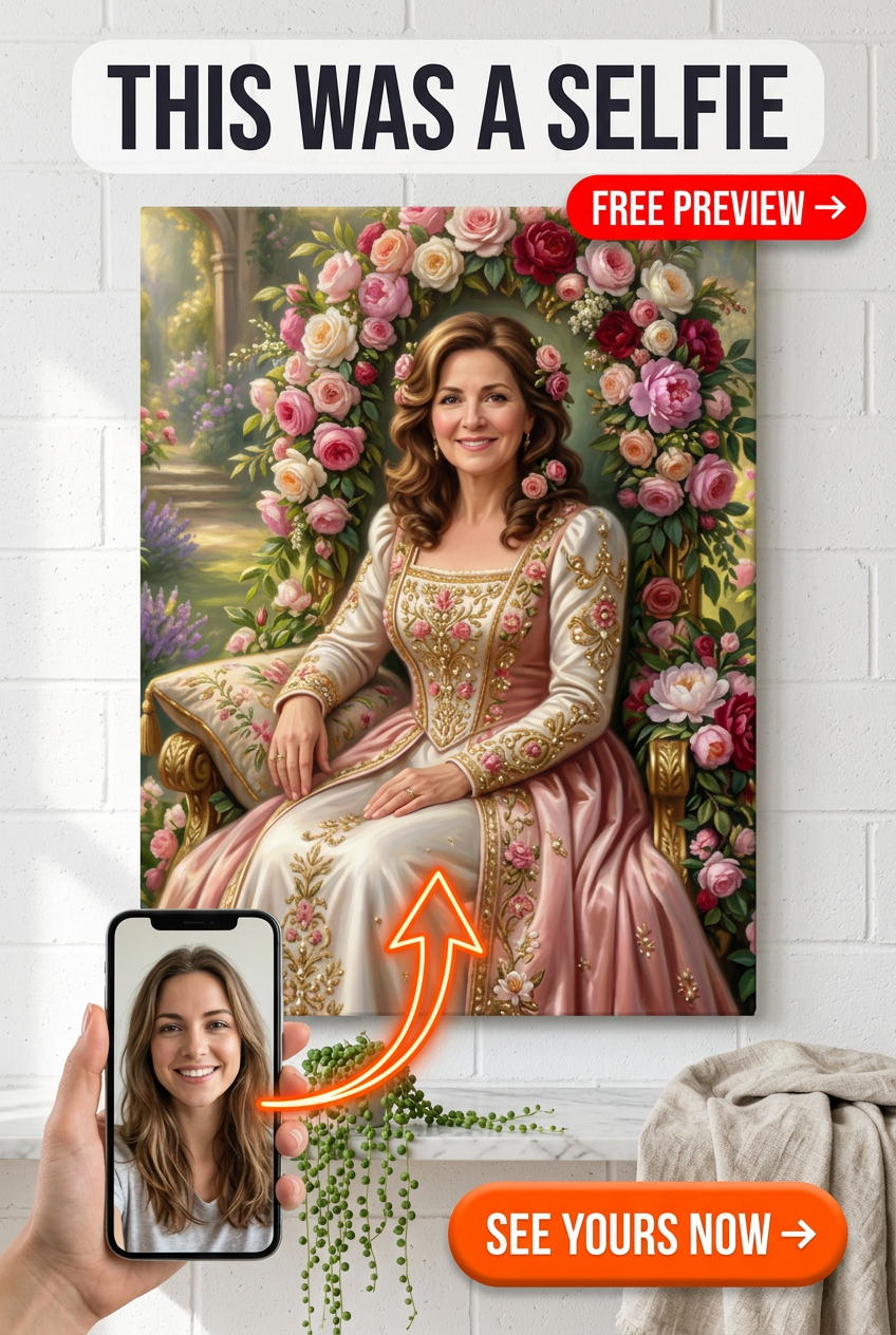 O Retrato do Trono Floral