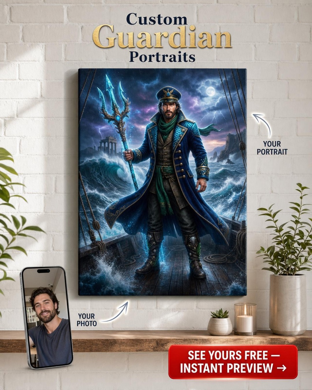 Epický Portrét Rybára: Legenda Oceánu