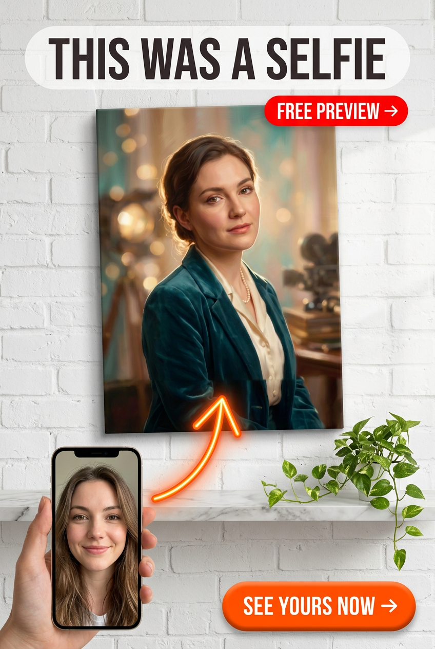 Portret Personalizowany z Ponadczasową Elegancją dla Niego