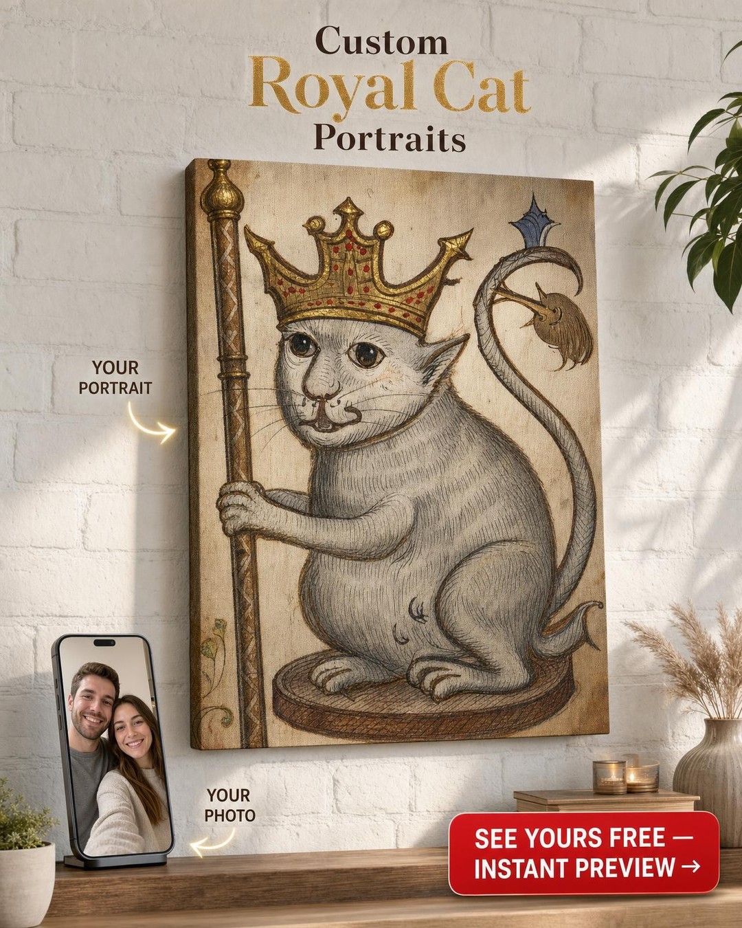 Custom Portrait from Photo | Personalized Canvas Gift