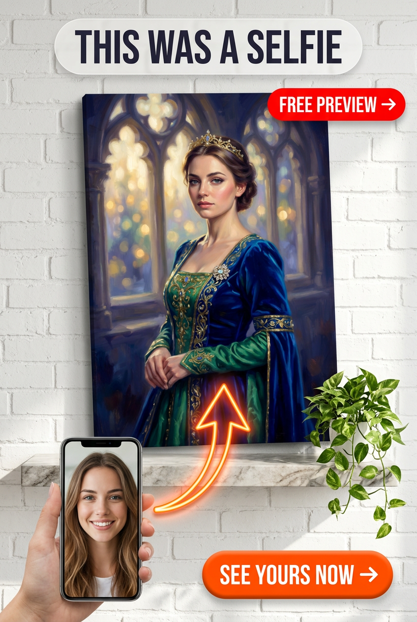Retrato de Fantasía Real Personalizado para Él