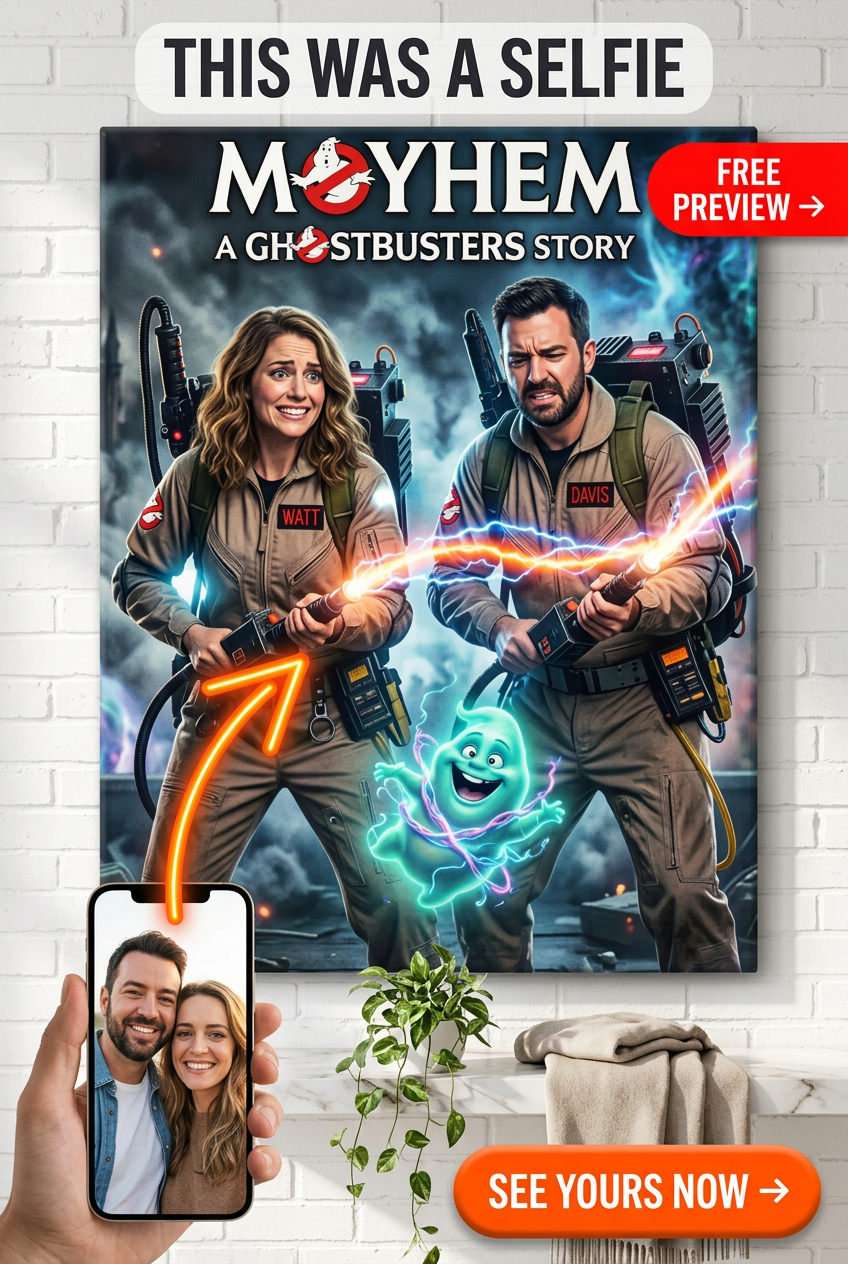 Ghostbusters Proton Pack Peril Custom Portrait | Personalized Portrait Gift