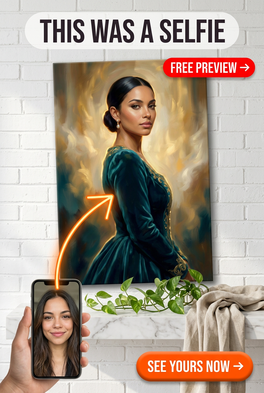 Personalizowany Portret Królowej - Królewska Elegancja