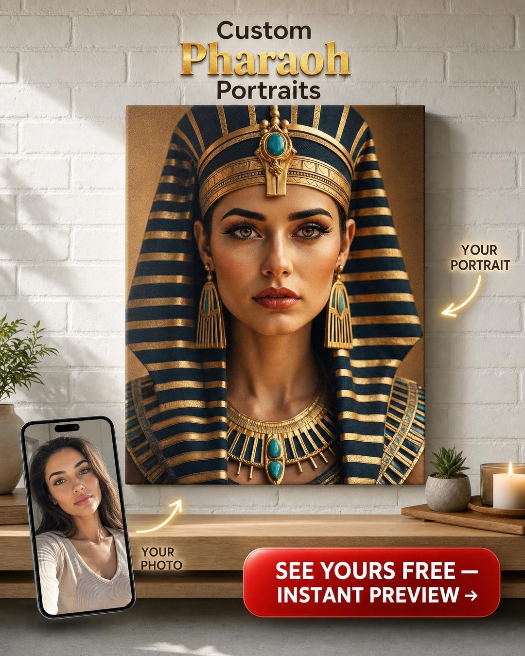 Custom Portrait from Photo | Personalized Canvas Gift