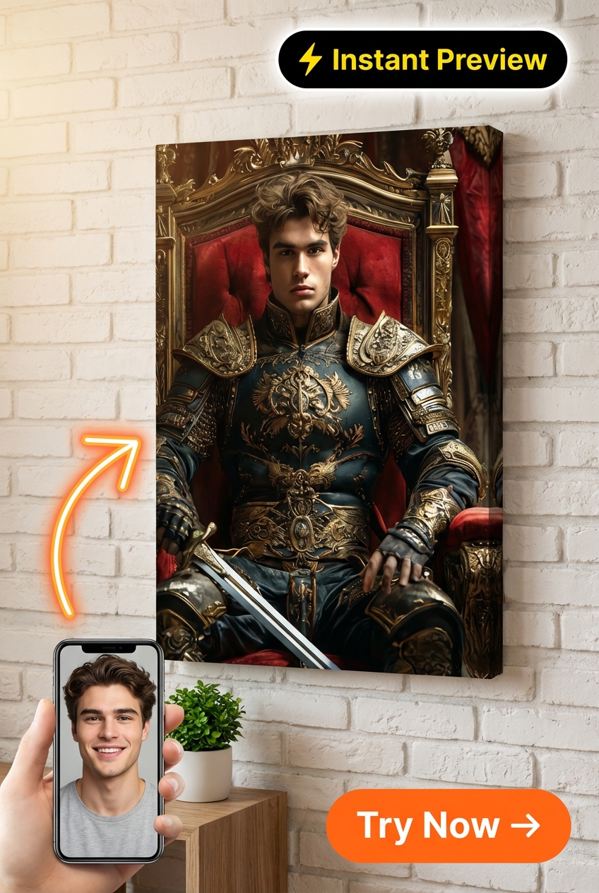 Retrato Real Personalizado a partir de Foto | Presente Personalizado para Ele