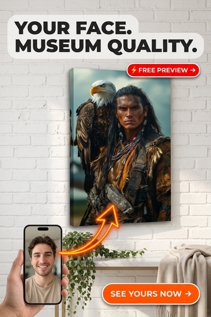 Nature-Inspired Custom Portrait - Personalized Gift | Premium Canvas Portraits