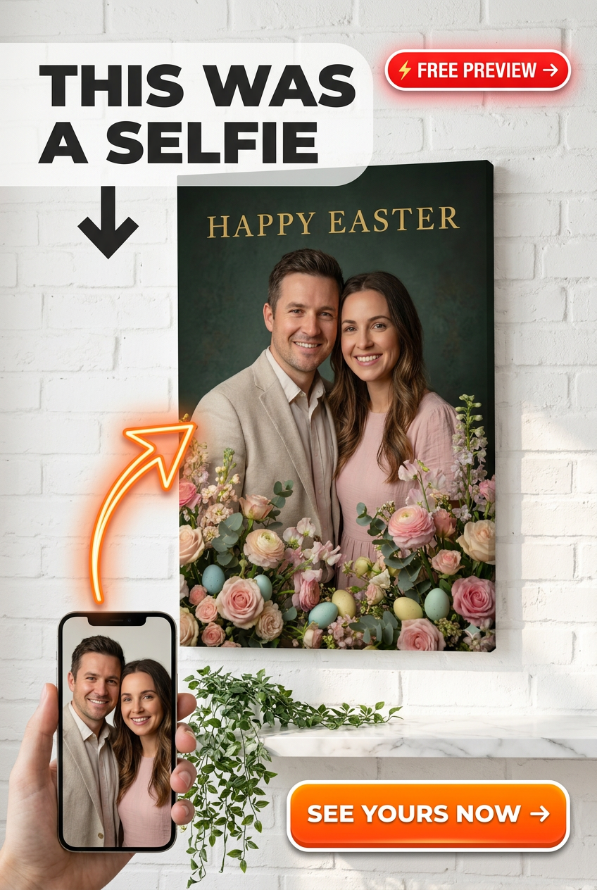 {
  "description": "A cheerful couple featured in a delightful Easter-themed por - Best Gifts for Couples 2026: Top 10 Personalized, Ranked - PortraitGift