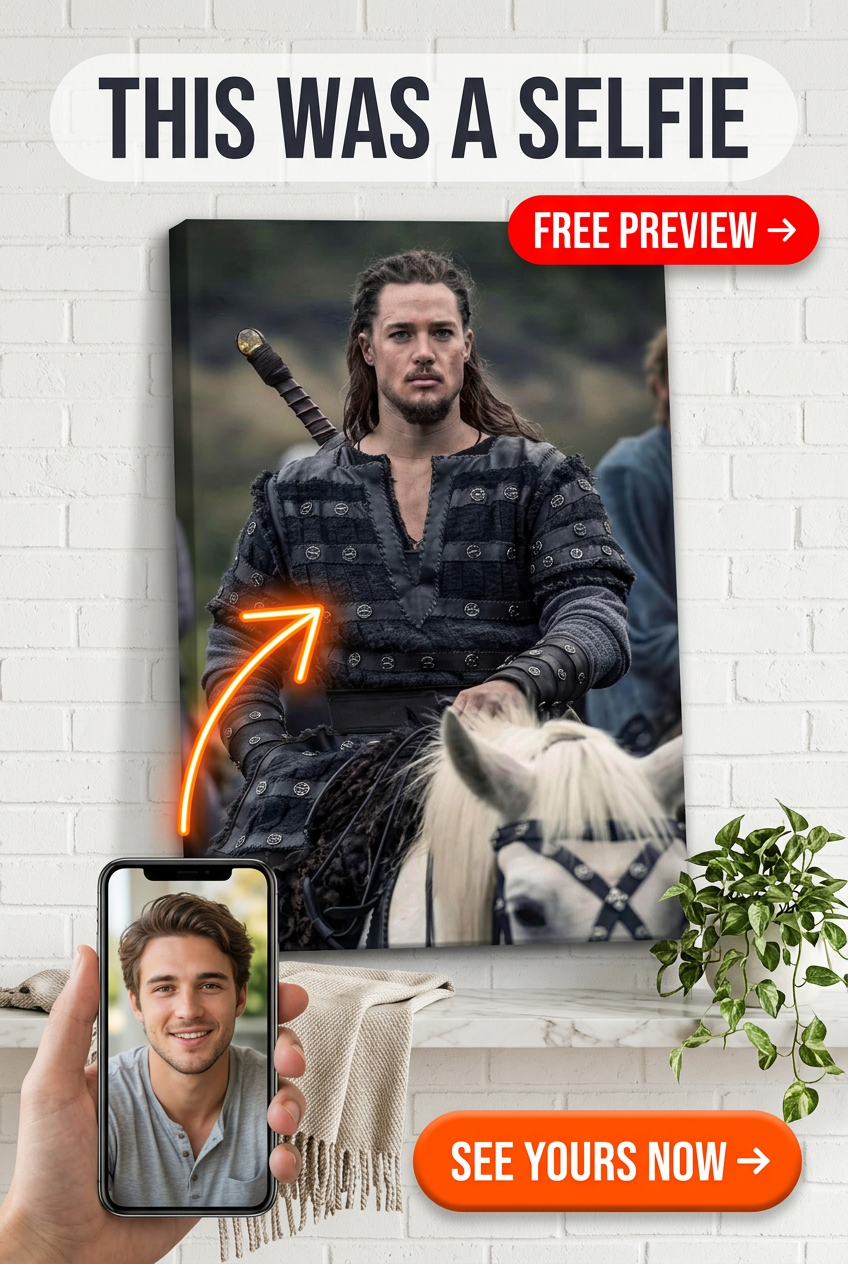 Portrait Personnalisé Viking à Partir de Photo | Cadeau Personnalisé pour Lui
