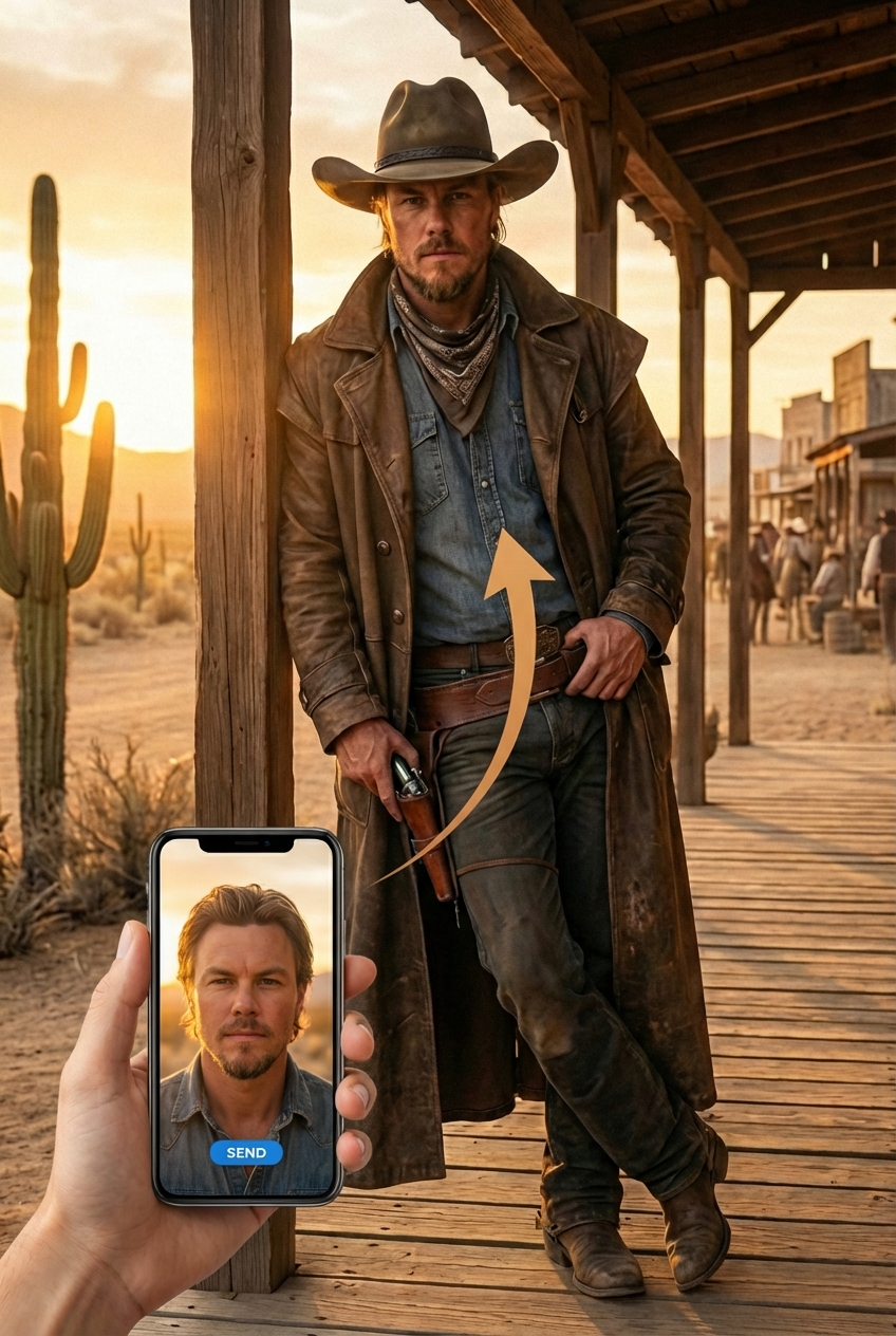 Western Custom Portrait from Photo | Personalized Unique Perfect Gift for Him - Best Custom Canvas Gift Ideas (2026) — Expert Ranked - PortraitGift