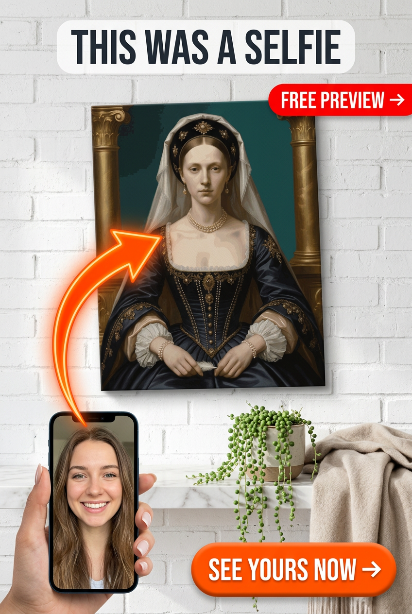 Royal-Style Custom Portrait - Personalized Gift | Premium Canvas Portraits