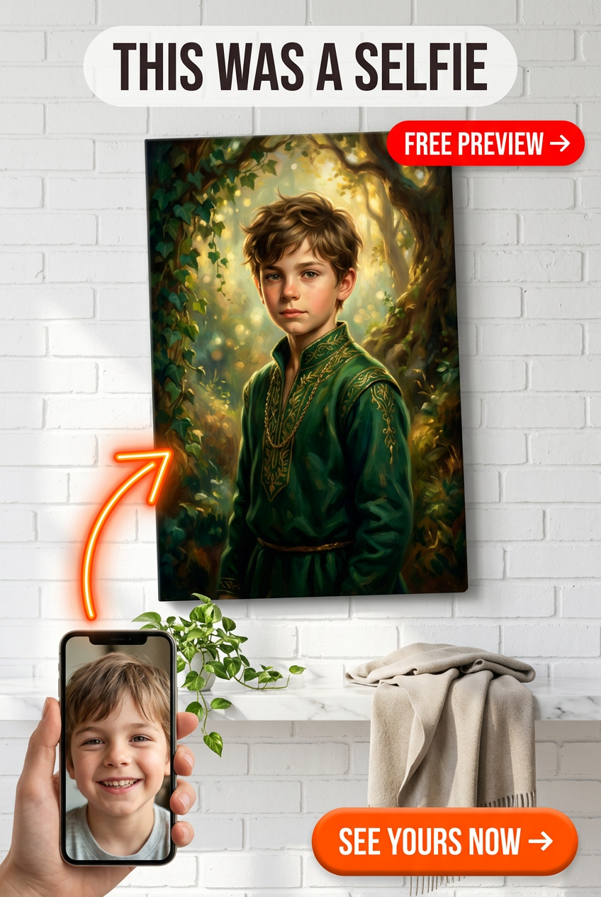 Enchanting Boy's Fantasy Portrait