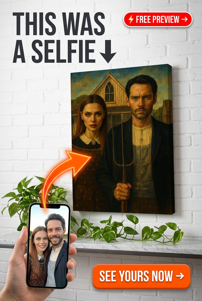 Custom Rustic Portrait | Unique Gift