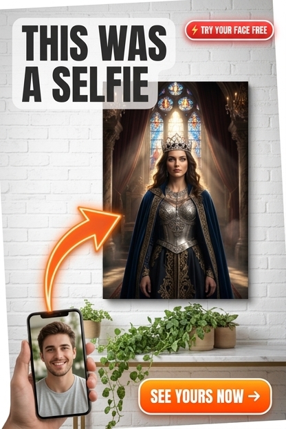 Regal Ascendancy Portrait: Noble Elegance Unleashed