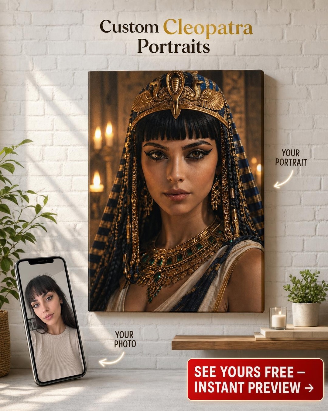 Custom Portrait from Photo | Personalized Canvas Gift