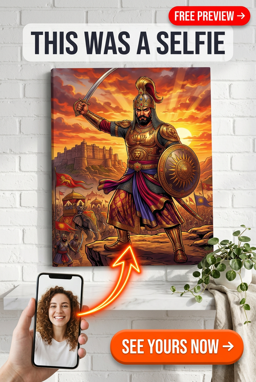 Portrait de Guerrier Bollywood