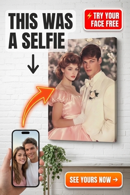 Vintage-Inspired Custom Portrait from Photo | Personalized Couples Gift