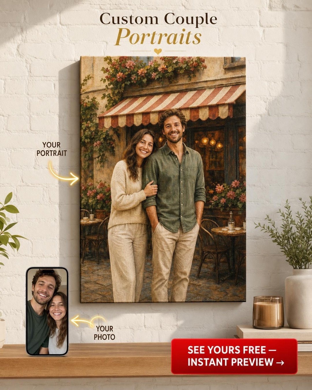 Where Our Story Began Custom Portrait