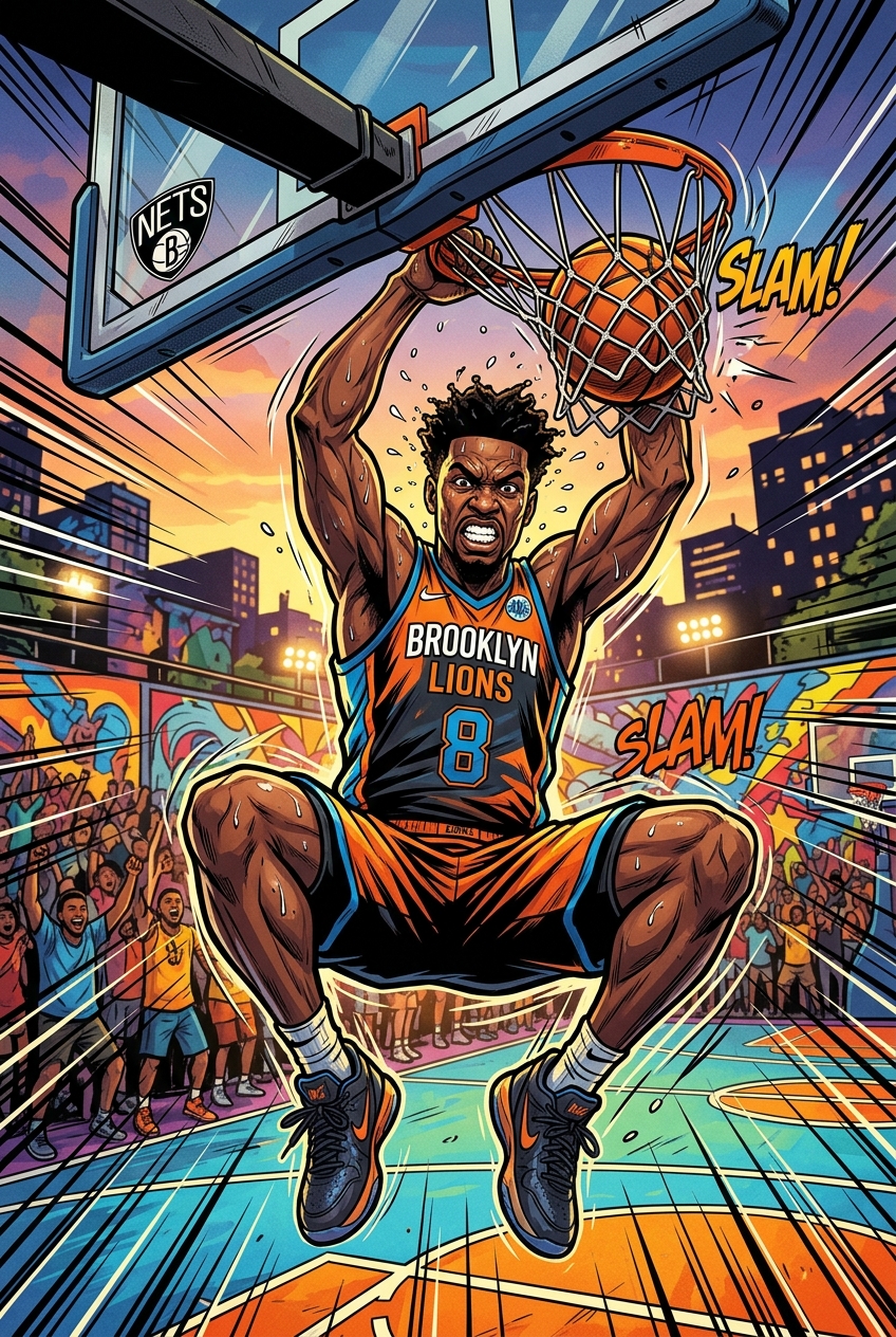 Basketball Slam Dunk Custom Portrait - Best Personalized Wedding Gift Ideas (2026) - PortraitGift