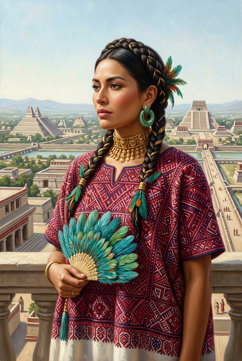 Noblewoman of Tenochtitlan - Why Personalized Gifts Are Better: The Science Behind Memories - PortraitGift