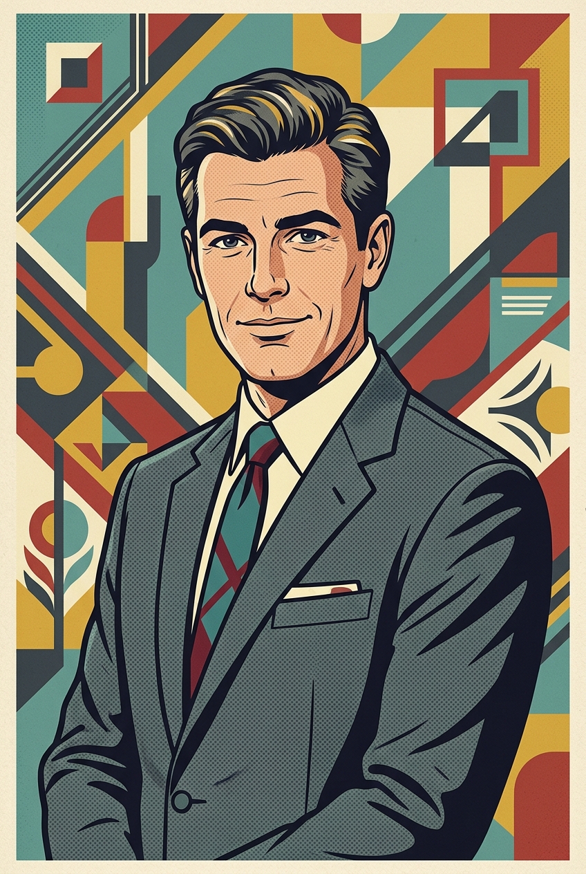Dapper Gent Custom Portrait Pop Art - Best Personalized Christmas Gift Ideas (2026) - PortraitGift