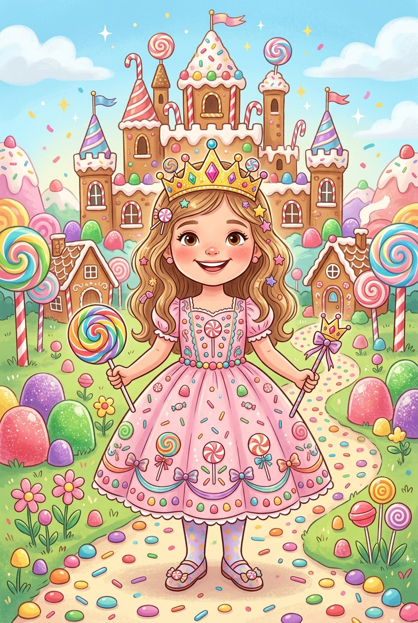 Candy Kingdom Custom Portrait - Best Anniversary Gift Ideas for Someone Special (2026) - PortraitGift
