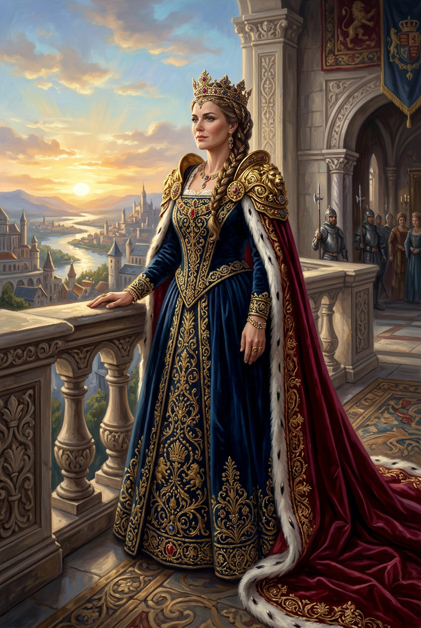 The Queen of Strength Portrait - Best Anniversary Gift Ideas for 2026: Unique & Personalized Gifts - PortraitGift