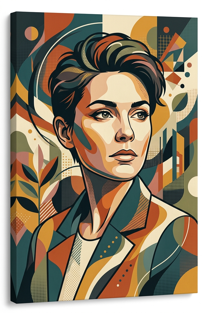 Abstract Vision Custom Portrait Pop Art - Best Christmas Gift: Custom Portraits That Wow - PortraitGift