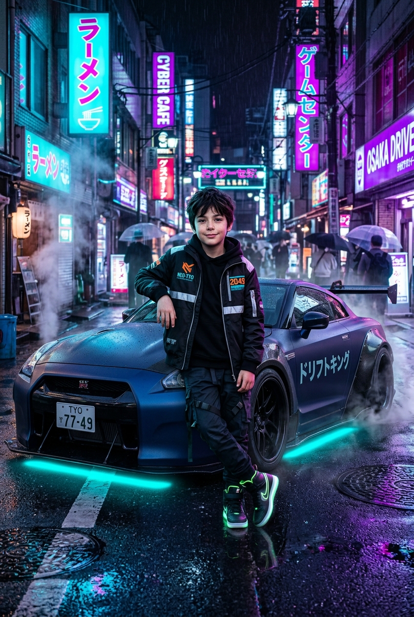 Tokyo Drift King Custom Portrait - Best Personalized Gifts for Someone Special: Unique Custom Portraits - PortraitGift