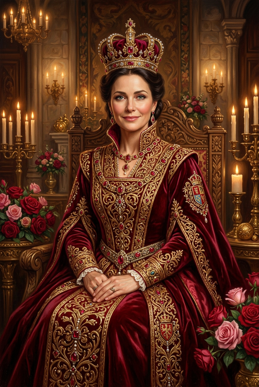 The Noble Empress of Love Portrait - Best Retirement Gift Ideas — Personalized & Unique Keepsakes - PortraitGift