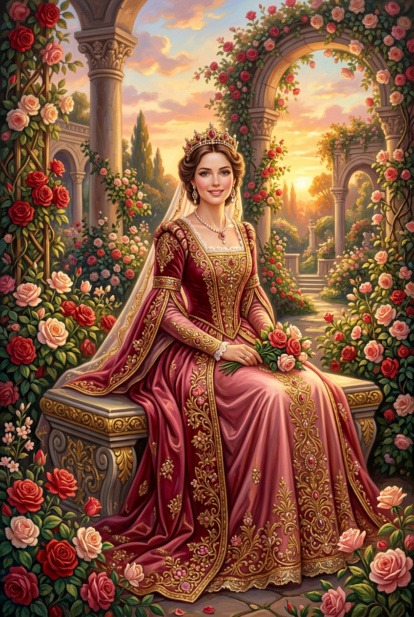 The Rose Queen Portrait - Best Retirement Gift Ideas — Unique & Personalized Keepsakes - PortraitGift