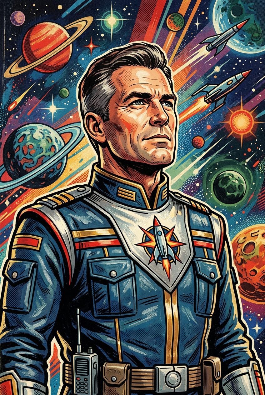 Galactic Commander Custom Portrait Pop Art - Best Graduation Gift Ideas 2026 — Personalized & Meaningful - PortraitGift