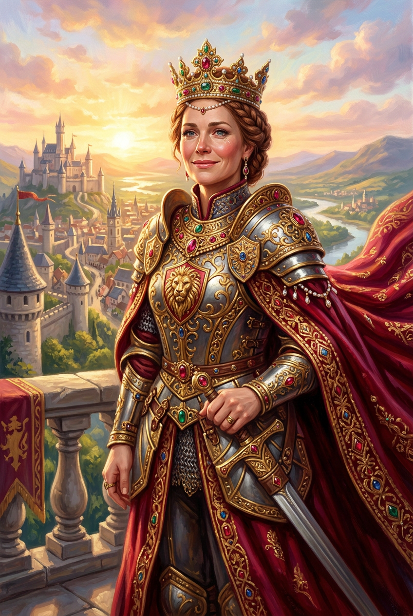 The Heroic Royal Mother Portrait - Truly Unique Gift Ideas for 2026 | Unusual Personalized Gifts - PortraitGift