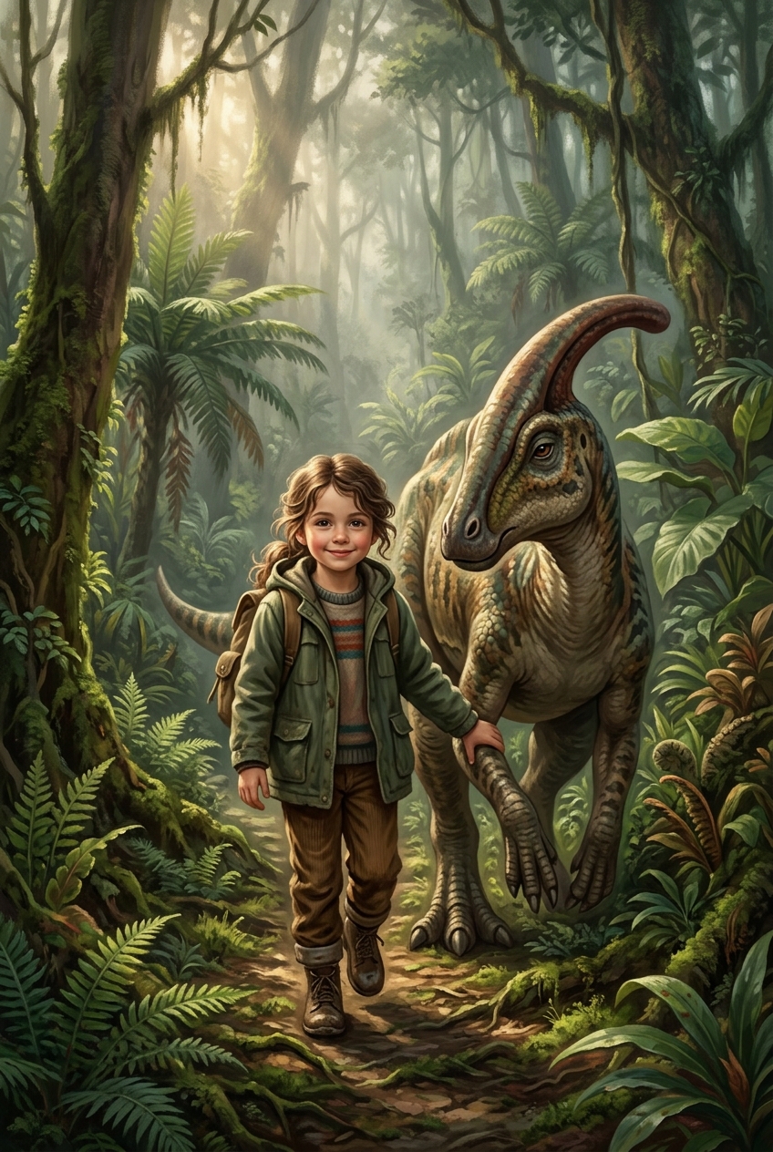 Parasaurolophus Forest Guide Custom Portrait - Best Gift for Someone Who Has Everything (2026 Guide) - PortraitGift