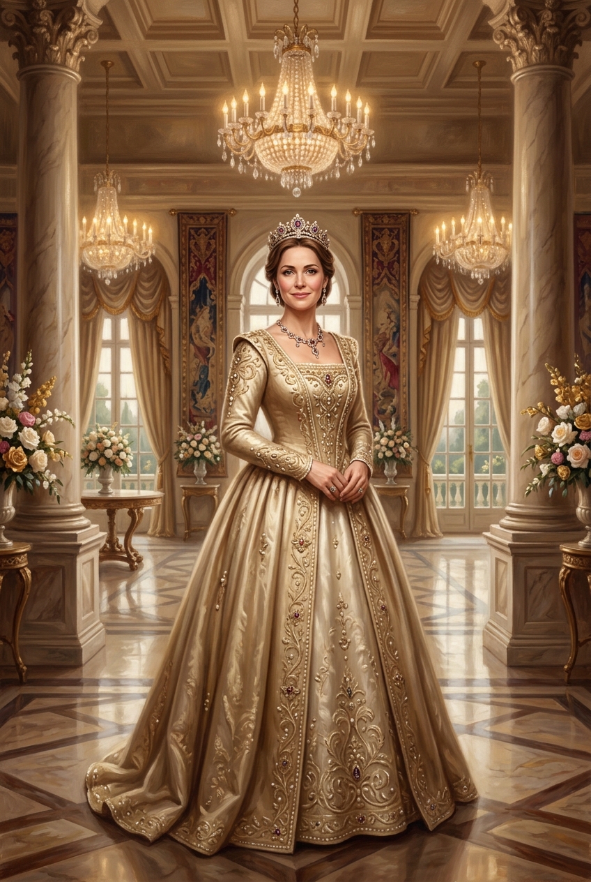 The Palace Tribute Portrait - Gift Ideas for Girlfriend 2026 — Unique & Romantic Personalized Gifts - PortraitGift