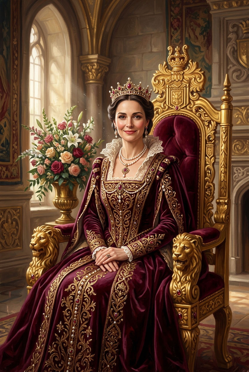 The Queen Mum Portrait - Gift Ideas for Girlfriend (2026) — Romantic & Unique Personal Gifts - PortraitGift