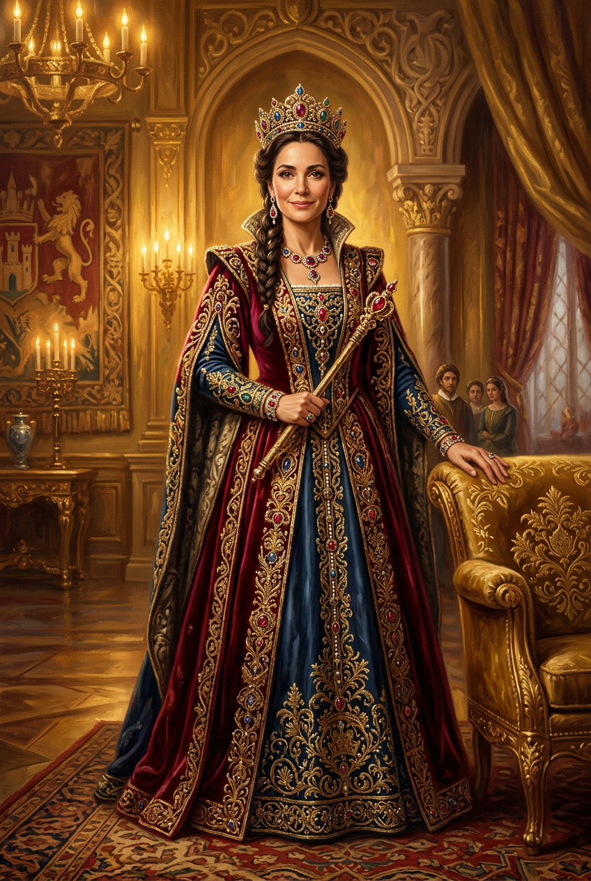 The Family Jewel Queen Portrait - Best Birthday Gift Ideas for Them in 2026 | Unique & Personalized Presents - PortraitGift