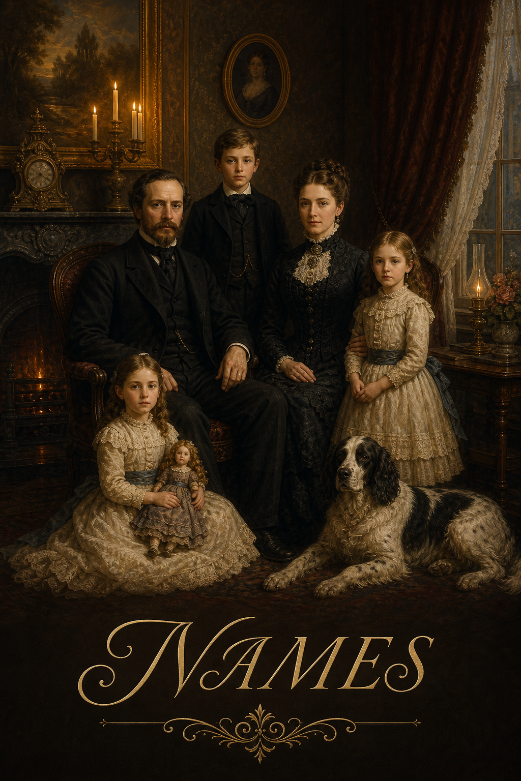 Custom Victorian Family Portrait — Regal AI Art from Photo