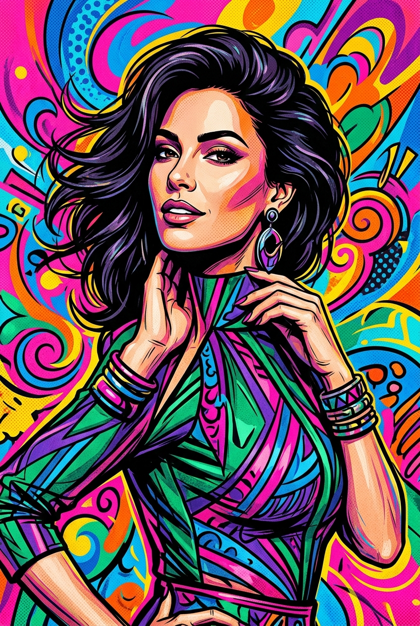 Glamour Queen Custom Portrait Pop Art - Best Personalized Gift Service: Top 5 Compared - PortraitGift