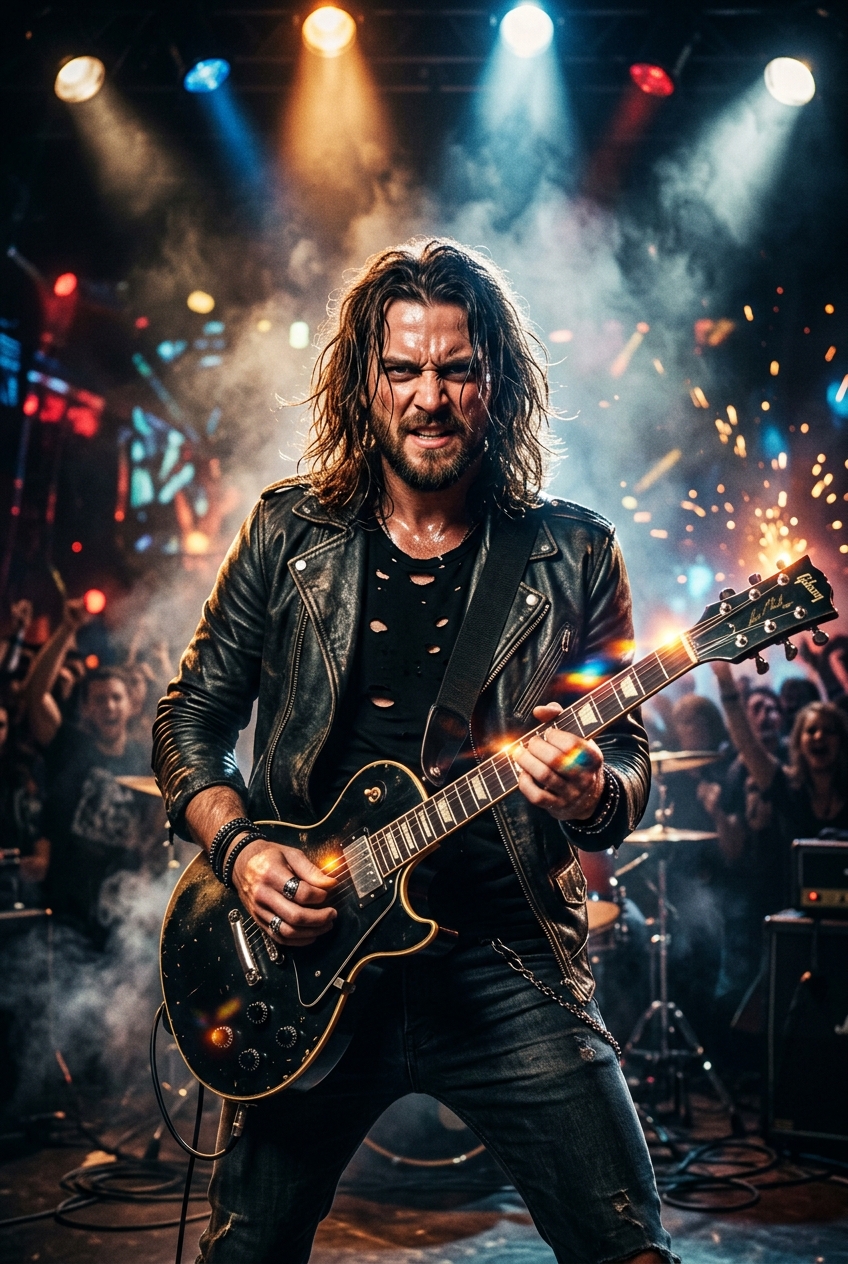 Rock Star Guitarist Custom Portrait - Best Canvas Gifts 2026: Expert-Ranked Custom Ideas - PortraitGift