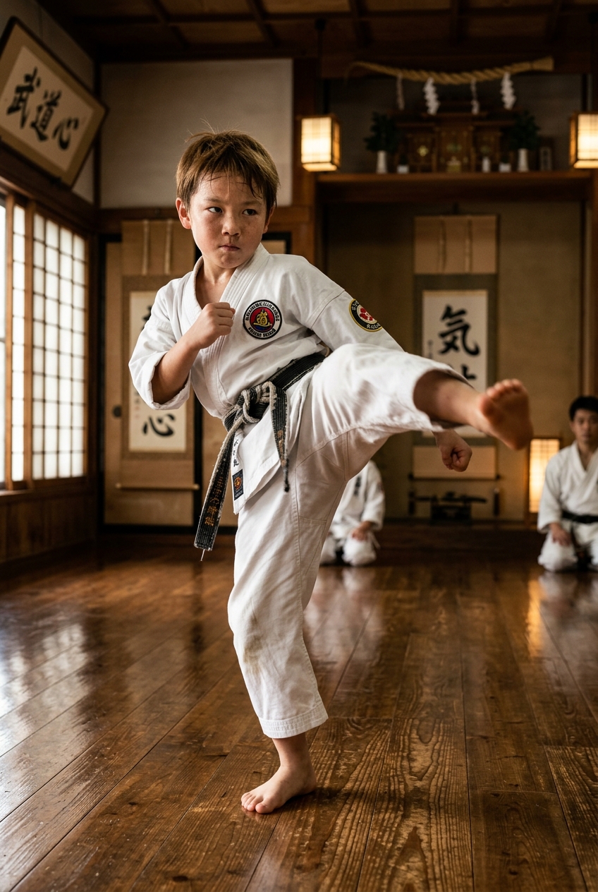 Karate Master Kids Portrait - Best Retirement Gift Ideas – Unique & Personalized Gifts for Memorable Retirements - PortraitGift