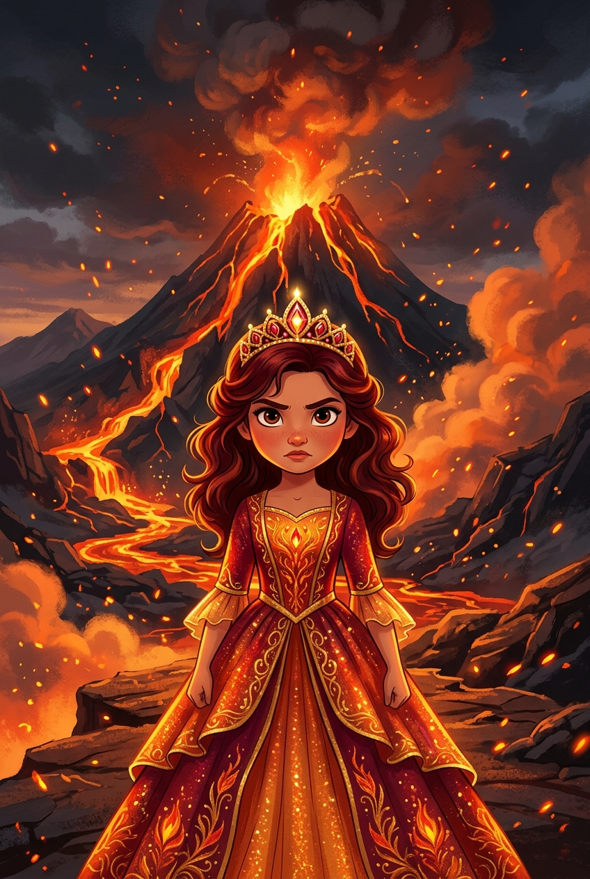 Fire Spirit Custom Portrait - Best Christmas Gift Guide: Personalized Portraits - PortraitGift
