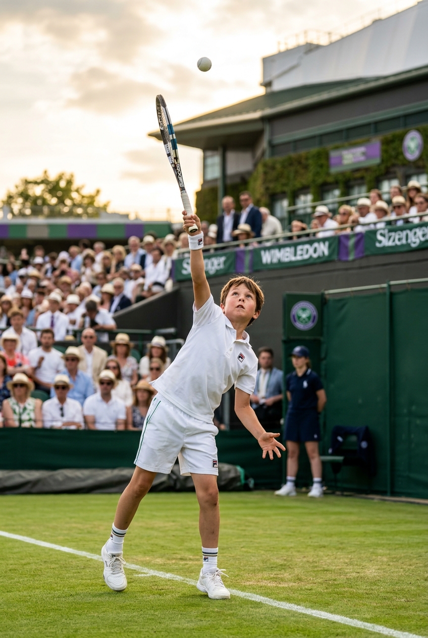 Tennis Ace Kids Portrait - Best Personalized Wedding Gift Ideas 2026 | Unique & Thoughtful Gifts - PortraitGift